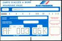 Boarding Pass - Air France