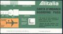 Boarding Pass - Alitalia