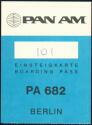 Boarding Pass - PAN AM