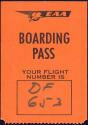 Boarding Pass - EAA - East African Airways