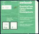 Boarding Pass - Swissair