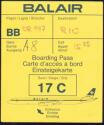Boarding Pass - Balair