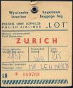 Baggage strap tag - LOT Polskie Linie Lotnicze