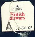 Baggage strap tag - British Airways