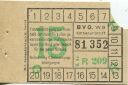 BVG - Fahrschein 1944 - Kurzstrecke