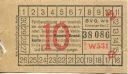 BVG - Fahrschein 1943 - Teilstreckenschein