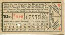 BVG Berlin Köthener Str. 17 - Fahrschein 1936