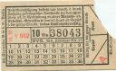BVG Berlin Köthener Str. 17 - Fahrschein 1937