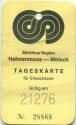 Skizirkus Region - Hahnenmoos Metsch - Tageskarte 1976