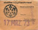 Skilifte Herrischried - Halbtageskarte für Kinder 1973