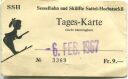 Sesselbahn und Skilifte Sattel-Hochstuckli - Tages-Karte 1967