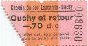 Fahrschein - Chemin de fer Lausanne-Ouchy