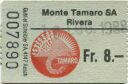 Monte Tamaro SA Rivera - Fahrkarte