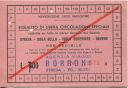 Fahrschein - Biglietto di Libera circolazione speciale - Stresa - Isola Bella