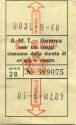 A.M.T. Genova - Fahrschein