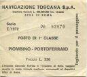 Navigazione Toscana S.p.A. - Piombino - Portoferraio - Fahrschein