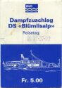 BLS - Thunersee - DS Blümlisalp - Dampfzuschlag