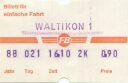 FB Forchbahn - Waltikon - Billett