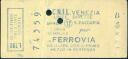 A.C.N.I.L. - Venezia - S. Zaccaria Ferrovia - Fahrschein