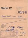 Abonnement Serie 12 - Basel Sulz 1986