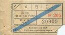 Berlin - Einfache Fahrt mit der U-Bahn - Fahrschein