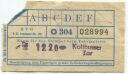 Berlin - BVG-Fahrschein