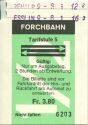 Forchbahn - Fahrschein