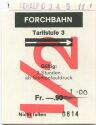 Forchbahn - Fahrschein