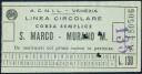 A.C.N.I.L. - Venezia - S. Marco - Murano M. - Fahrschein