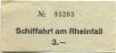 Schiffahrt am Rheinfall - Fahrschein