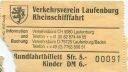 Verkehrsverein Laufenburg Rheinschifffahrt - Rundfahrtbillett