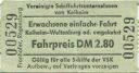 Vereinigte Schiffahrtsunternehmen von Kelheim - Fahrkarte