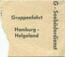 Seebäderdienst - Gruppenfahrt Hamburg Helgoland