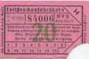 Berlin - BVG Teilstrecken-Fahrschein  20Pf. 1940