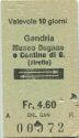 SNL Gandria Museo Dogane e Cantine di Gandria - Fahrkarte