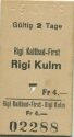 Vitznau-Rigi-Bahn - Rigi Kaltbad-First - Rigi Kulm - Fahrkarte