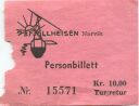 Narvik A/S Fjellheisen - Luftseilbahn - Personbillett - Fahrschein