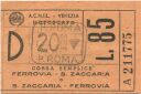 A.C.N.I.L. Venezia - Motoscafo - Ferrovia S. Zaccaria - Fahrschein