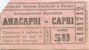 Autoservizio Pubblico - Anacapri Capri - Fahrschein