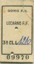 Domo F.S. Locarno F.F. - Biglietto Fahrkarte