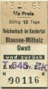 Reichenbach im Kandertal Blausee-Mitholz Gwatt und zurück - Fahrkarte