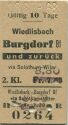Wiedlisbach Burgdorf Bf und zurück via Solothurn-Wiler - Fahrkarte