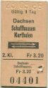 Dachsen Schaffhausen Marthalen - Fahrkarte
