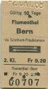Flumenthal Bern via Solothurn-Fraubrunnen und zurück - Fahrkarte
