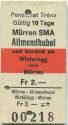 Mürren SMA Allmendhubel und zurück ab Winteregg nach Mürren - Fahrkarte