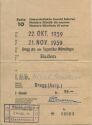 Allgemeines Abonnement Serie 10 - Brugg (AG) oder Siggenthal-Würenlingen Baden - Fahrkarte
