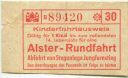 Alster Rundfahrt - Fahrschein