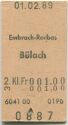 Embrach-Rorbas Bülach - Fahrkarte