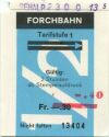 Forchbahn - Fahrschein