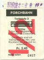 Forchbahn - Fahrschein